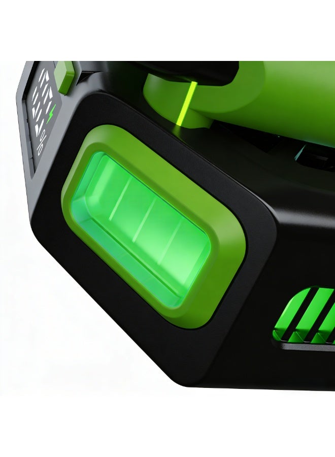 DAKS 7-Level Magnetic Phone Cooler with RGB Lighting, 1800mAh Magnetic Battery, Digital Temperature Display, Turbo Airflow, Wireless & Fast Charging Modes, Silent Gaming Mobile Fan for iOS/Android, Bonus Magnetic Sticker - Image 3